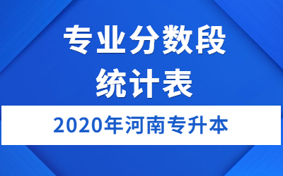 2020年河南专升本思想政治教育专业招生分数段统计表.jpg